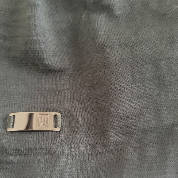 Tiger Woods Forrest Green 100% Cotton Short Sleeve Tee Shirt Size Large - Picture 3 of 5